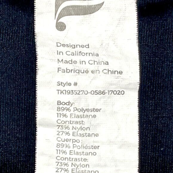 Fabletics Boost Built-In Bra Workout Tank Black Stretchy Gym Cross Fit Yoga Top - Picture 13 of 14